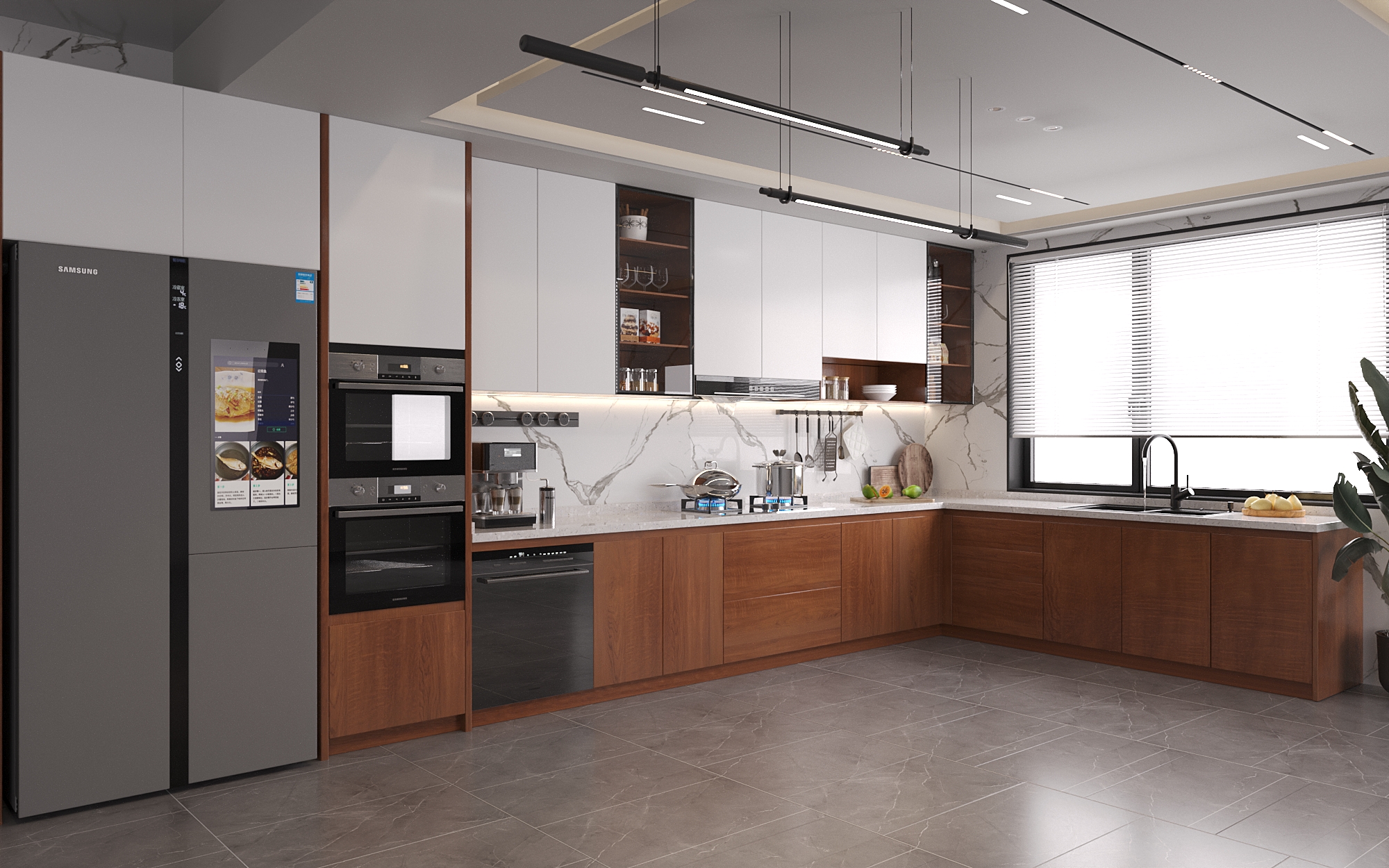 Tủ bếp nhựa Bento hiện đại