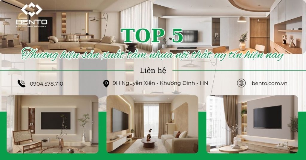 Cùng tìm hiểu các thương hiệu sản xuất tấm nhựa nội thất uy tín nhất 2026