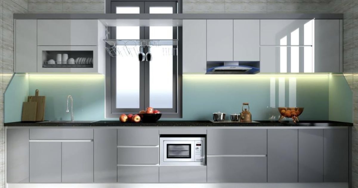 Tổng hợp 10+ mẫu tủ bếp nhựa hiện đại 2026, thiết kế mới, dễ ứng dụng cho nhiều không gian bếp