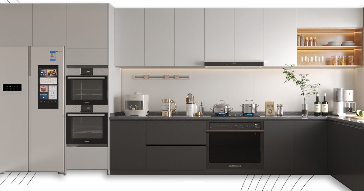 Tổng hợp 10+ mẫu tủ bếp nhựa hiện đại 2026, thiết kế mới, dễ ứng dụng cho nhiều không gian bếp