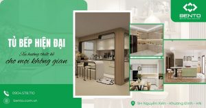 Tủ bếp hiện đại: Xu hướng thiết kế cho mọi không gian
