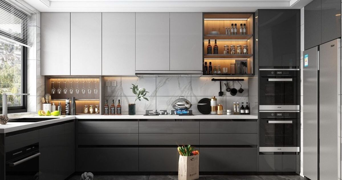 Tổng hợp 10+ mẫu tủ bếp nhựa hiện đại 2026, thiết kế mới, dễ ứng dụng cho nhiều không gian bếp