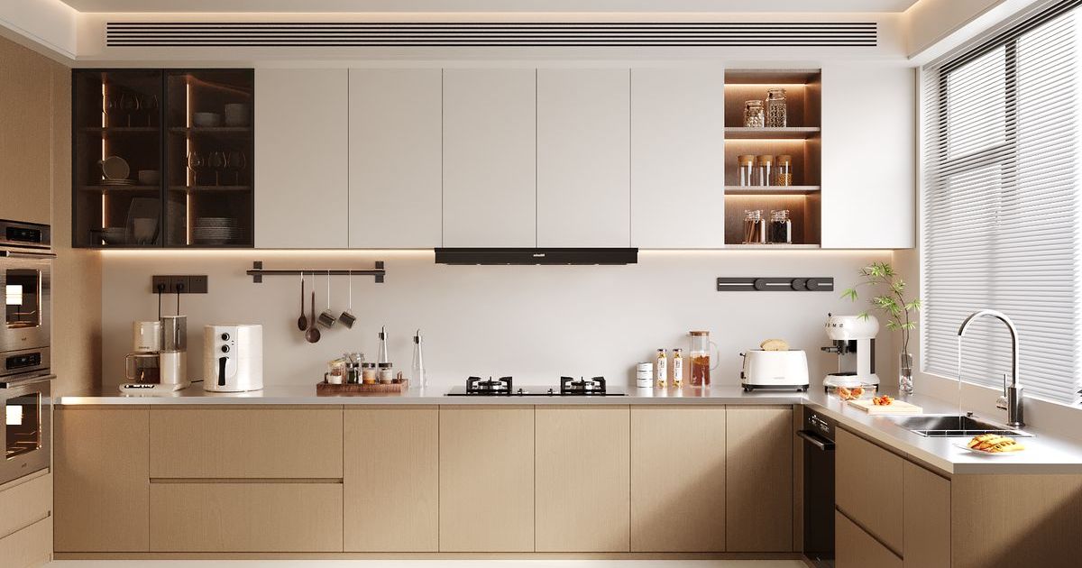 Tổng hợp 10+ mẫu tủ bếp nhựa hiện đại 2026, thiết kế mới, dễ ứng dụng cho nhiều không gian bếp