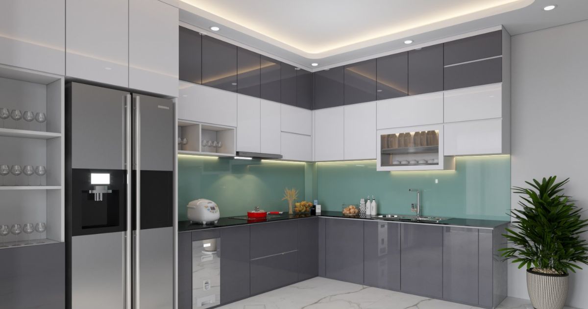 Tổng hợp 10+ mẫu tủ bếp nhựa hiện đại 2026, thiết kế mới, dễ ứng dụng cho nhiều không gian bếp