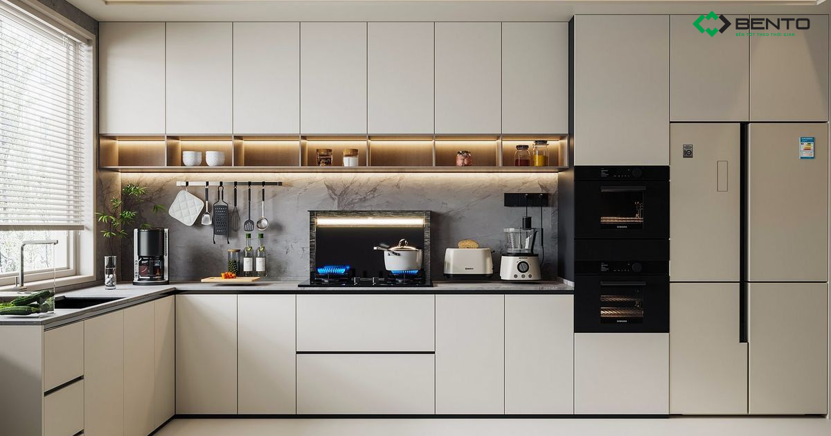 Tủ bếp nhựa cao cấp Bento
