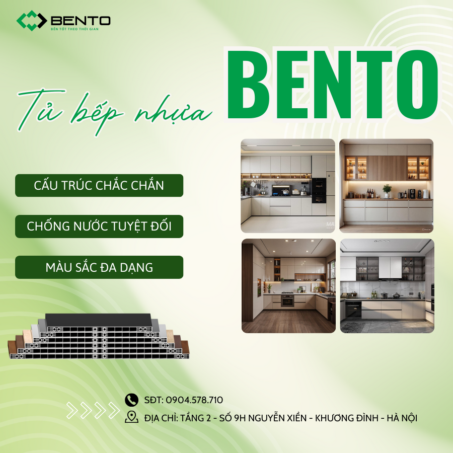 Tủ bếp nhựa Bento có tốt không?