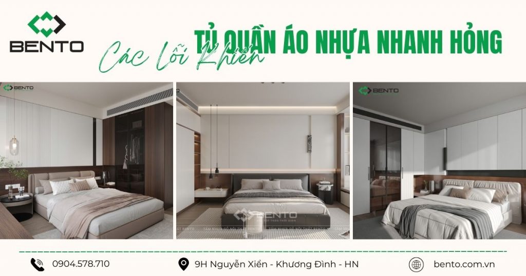 Tổng hợp các lỗi phổ biến khiến tủ quần áo nhựa nhanh hỏng hoặc không phù hợp với không gian sử dụng