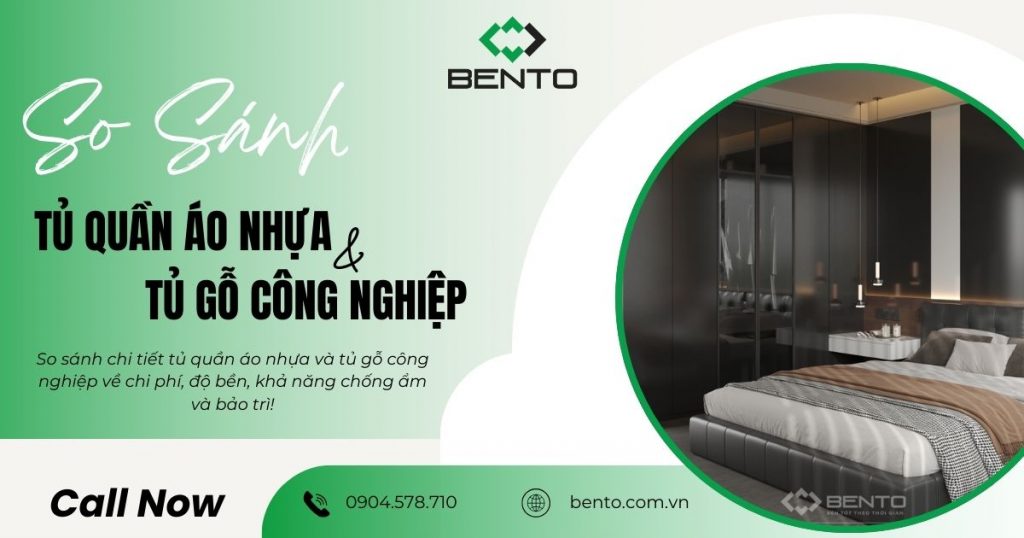 So sánh chi tiết tủ quần áo nhựa và tủ gỗ công nghiệp về chi phí, độ bền, khả năng chống ẩm và bảo trì