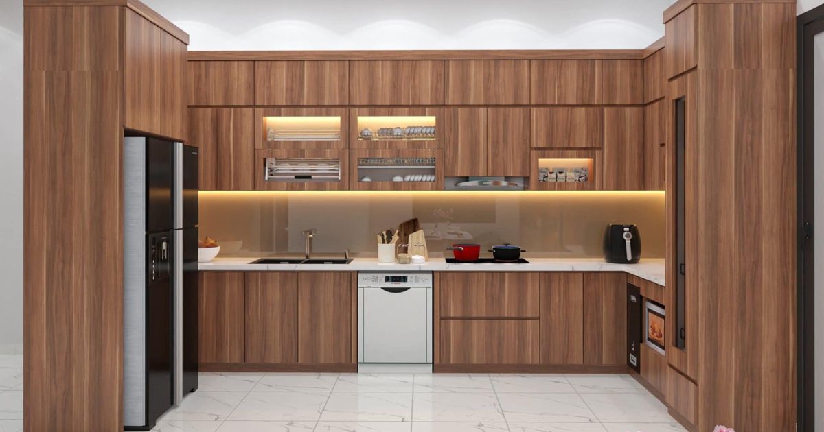 Tổng hợp các vật liệu làm tủ bếp được sử dụng phổ biến trong thi công thực tế hiện nay