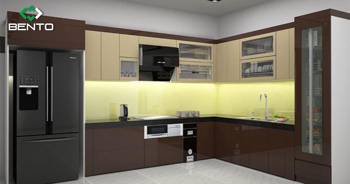 Hướng dẫn chọn màu tủ bếp nhựa theo phong thủy gia đình Việt, dễ áp dụng thực tế