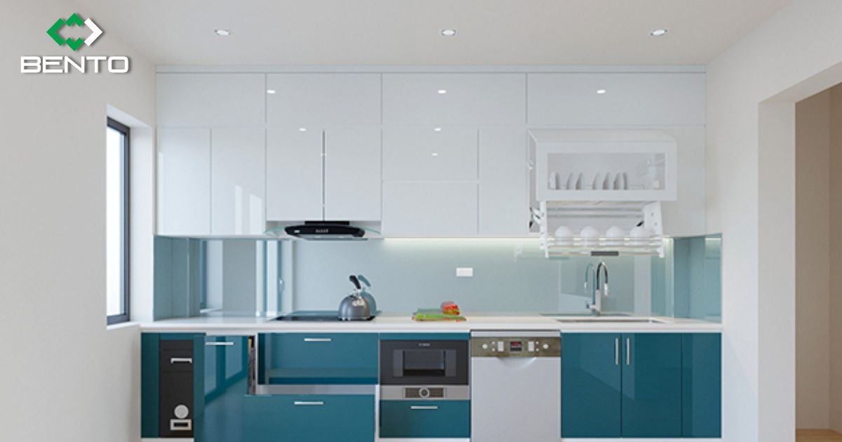Hướng dẫn chọn màu tủ bếp nhựa theo phong thủy gia đình Việt, dễ áp dụng thực tế