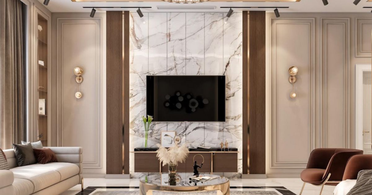 Gợi ý 10 mẫu phòng khách và phòng ngủ kết hợp tấm ốp nano và nội thất nhựa đẹp, dễ thi công