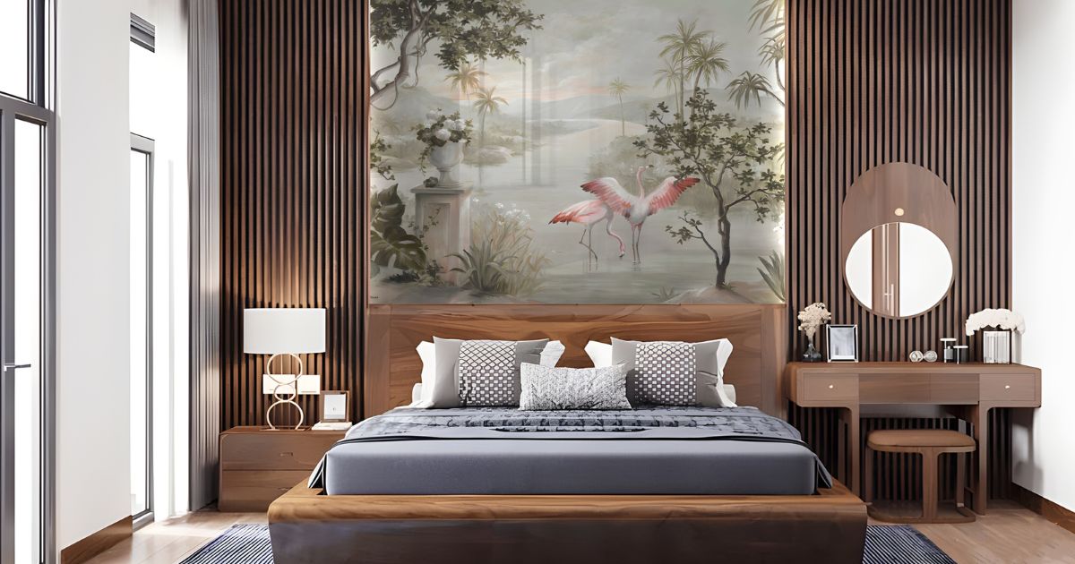 Gợi ý 10 mẫu phòng khách và phòng ngủ kết hợp tấm ốp nano và nội thất nhựa đẹp, dễ thi công