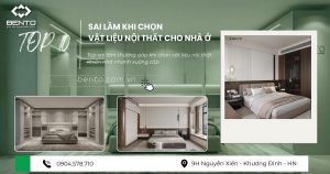 Top sai lầm thường gặp khi chọn vật liệu nội thất khiến nhà nhanh xuống cấp