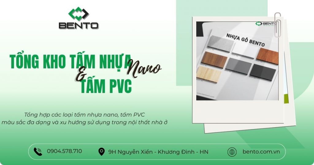 Tổng hợp các loại tấm nhựa nano, tấm PVC màu sắc đa dạng và xu hướng sử dụng trong nội thất nhà ở
