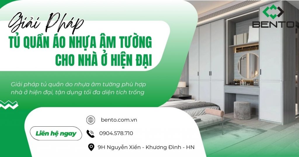 Giải Pháp Tủ Quần Áo Nhựa Âm Tường Cho Nhà Ở Hiện Đại