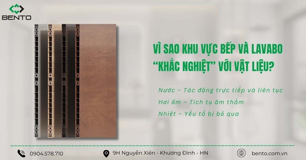 Hướng dẫn chọn nội thất nhựa phù hợp cho tủ lavabo và tủ bếp trong môi trường ẩm ướt quanh năm