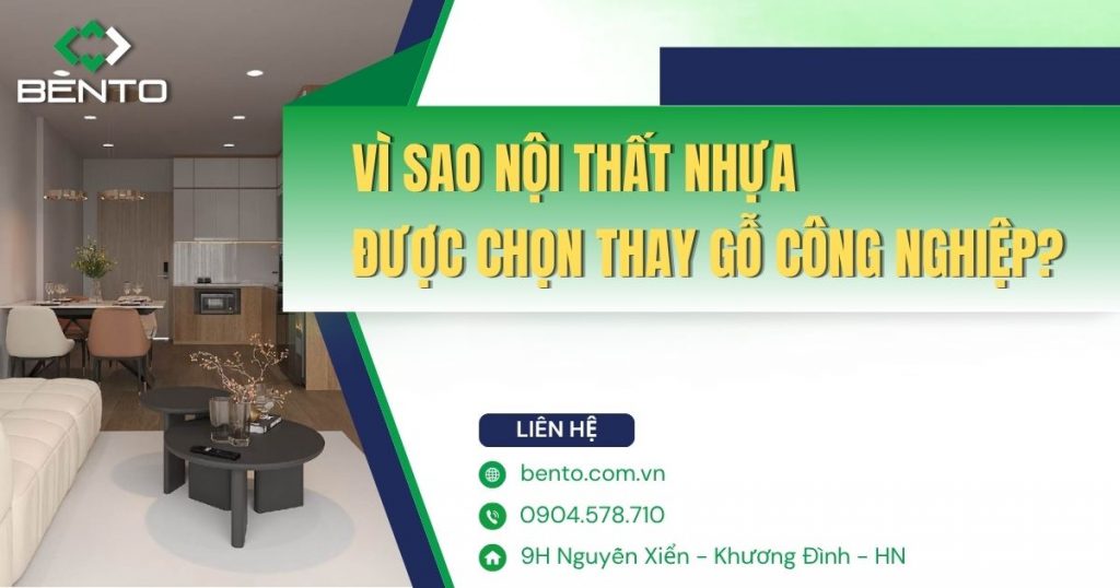 Vì sao nhựa nội thất ngày càng được lựa chọn thay thế gỗ công nghiệp trong nhà ở