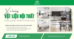 Xu hướng vật liệu nội thất 2026 tập trung vào khả năng giảm nhiệt và ổn định lâu dài.
