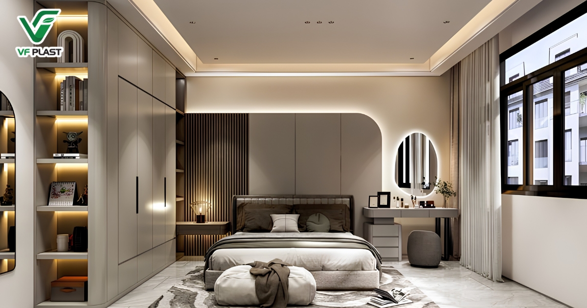Nội thất bền vững đang là xu hướng phát triển mạnh và tấm nhựa VF là một trong những giải pháp vật liệu nổi bật.