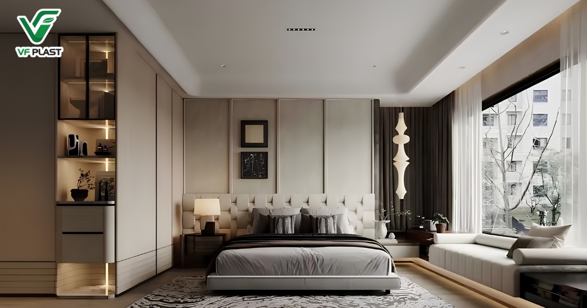 Nội thất bền vững đang là xu hướng phát triển mạnh và tấm nhựa VF là một trong những giải pháp vật liệu nổi bật.