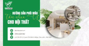 Gợi ý cách phối màu tấm nhựa VF hài hòa, giúp tạo điểm nhấn cho không gian sống và nâng cao tính thẩm mỹ nội thất.
